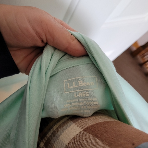 L.L. Bean Cardigan Teal - Picture 3 of 3
